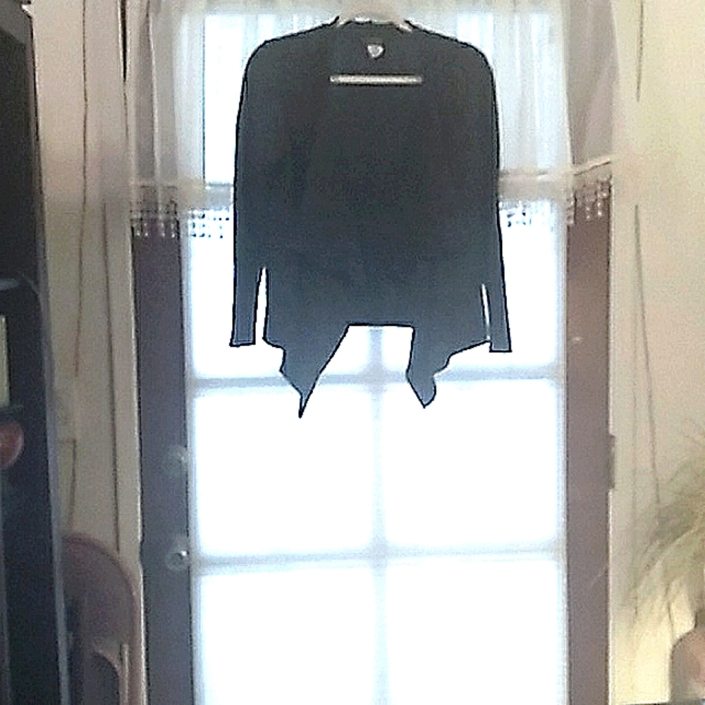 CAROL ROSE women open front sweater size S